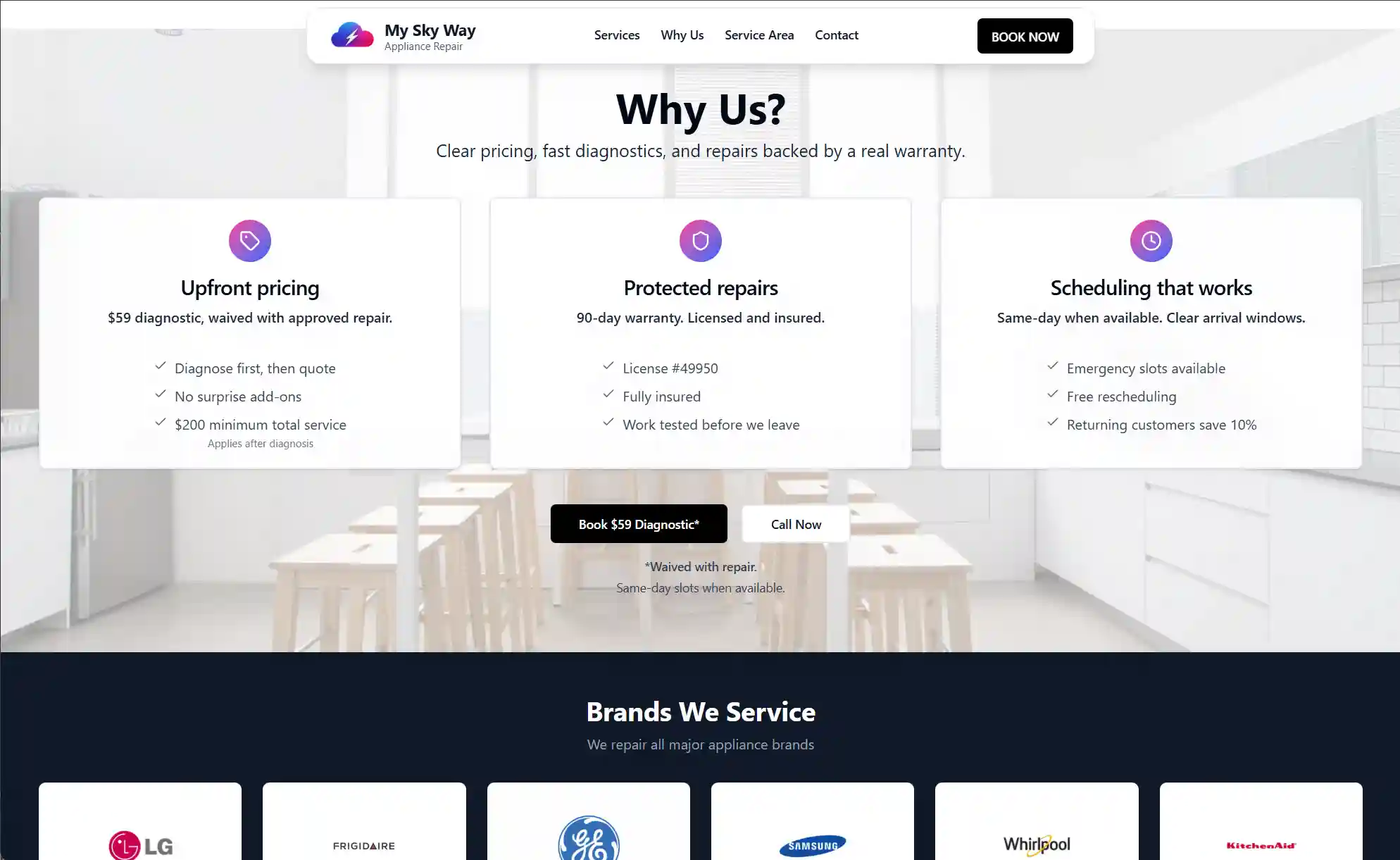 My Sky Way Appliance Repair screenshot 3