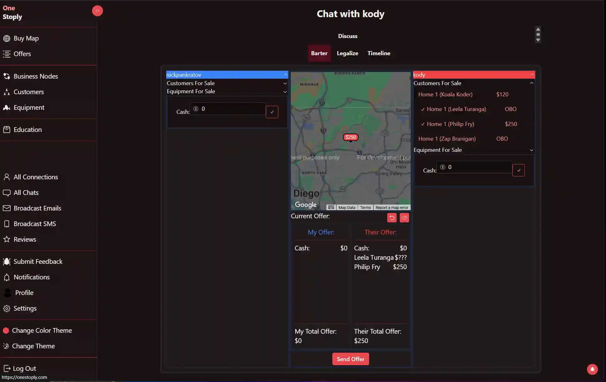 OneStoply screenshot 2